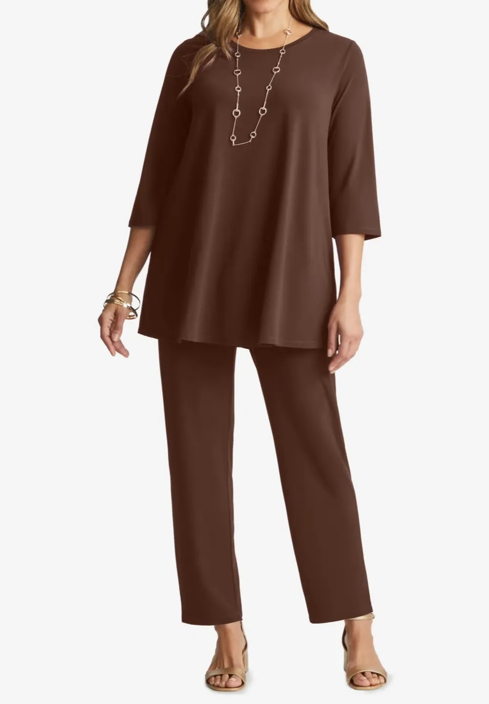 Crew Neck Stretch Knit Mega Swing Set