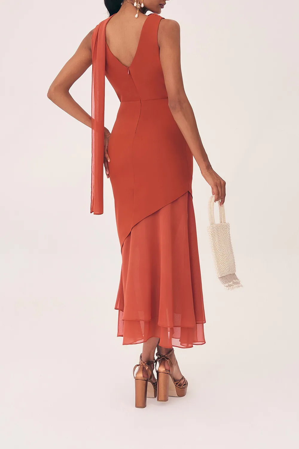 Tulle Fishtail Dress