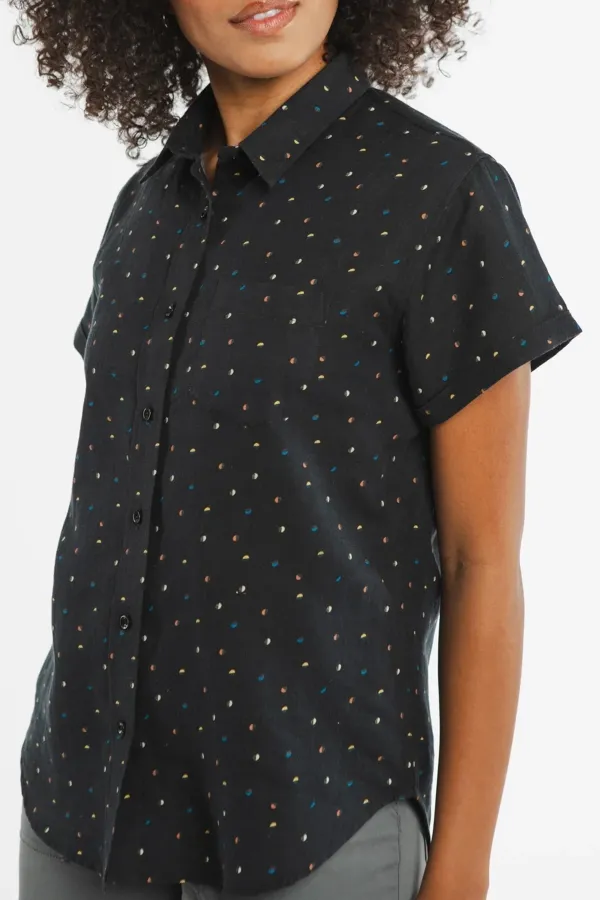 The Button Front Short Sleeve