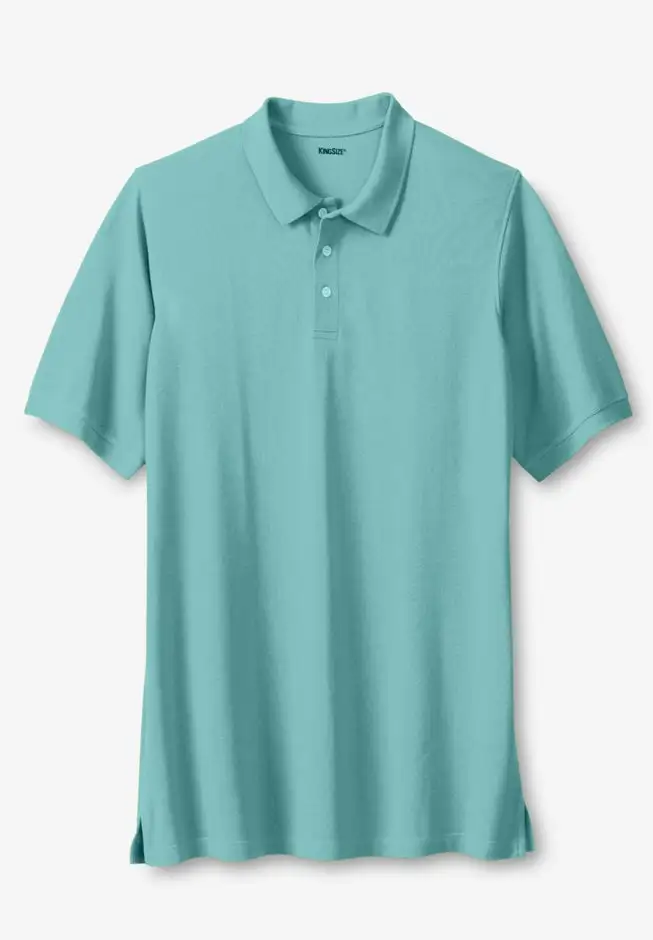 Longer-Length Shrink-Less™ Cotton Polo Shirt