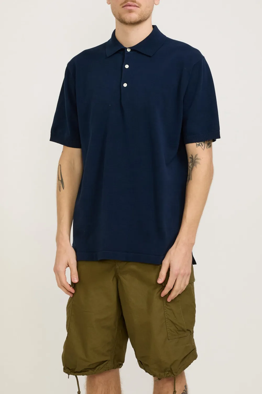 Knit Polo Navy