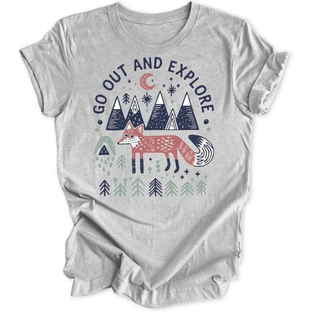 Explorer Fox Unisex T-Shirt