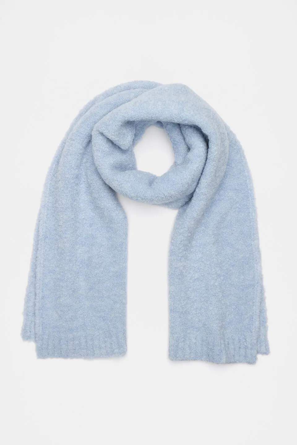 Winter Wool Boucle Scarf
