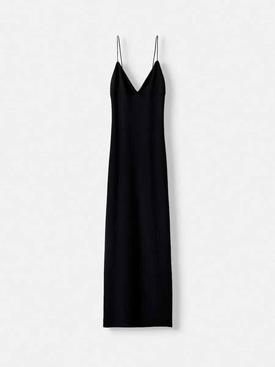 Vestido Midi Tirantes Lazo