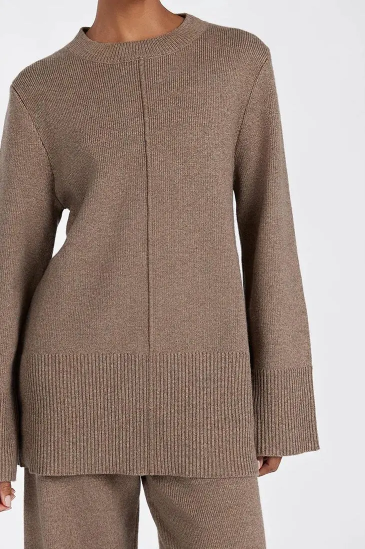 SOLID KNIT JUMPER