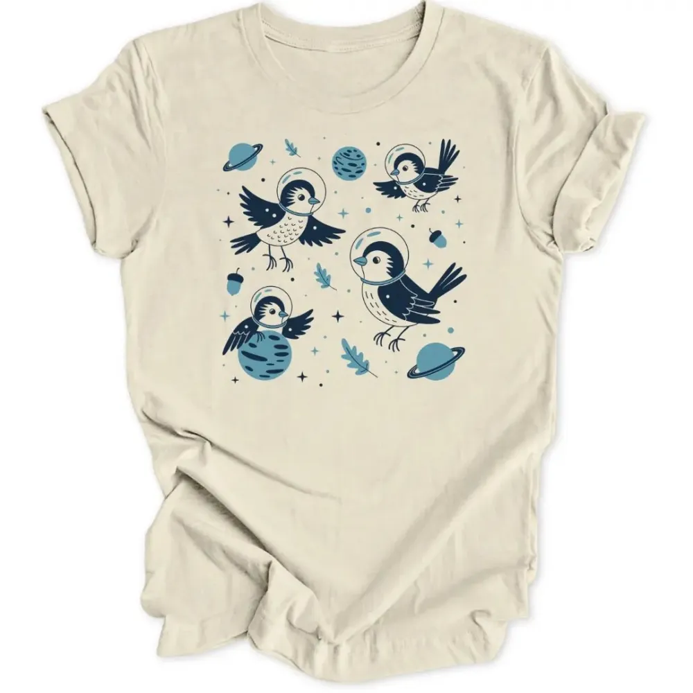 Space Birds Unisex T-Shirt