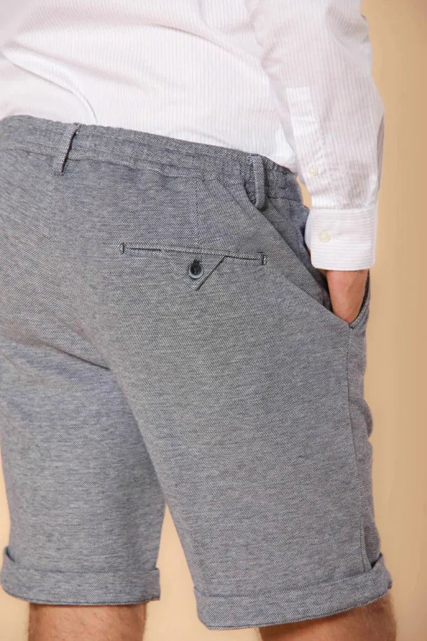 Men's  Double-Sided Cotton Navy Blue Shorts