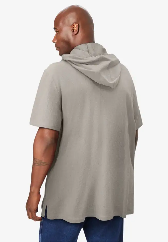 Gauze Short-Sleeve Hoodie