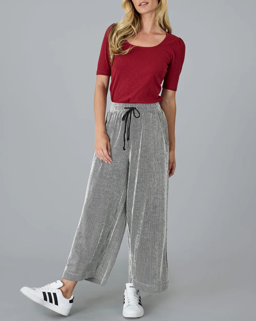 Striped Wide Leg Pant