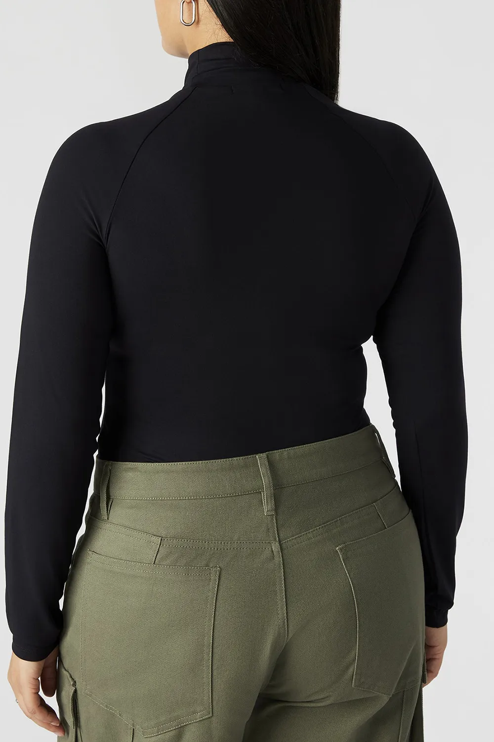 Long Sleeve Bodysuit Brown