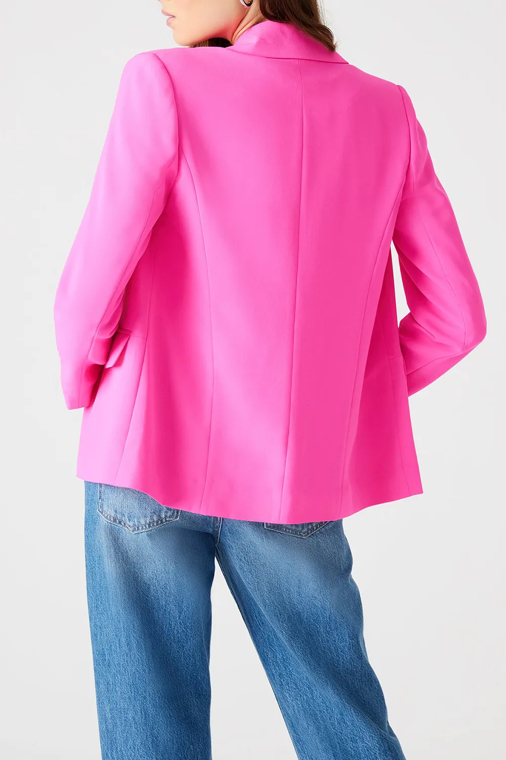 Polyester Blazer Purple