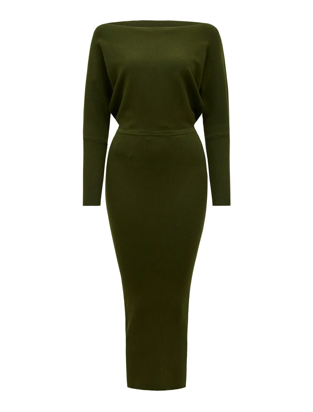 Off-Shoulder Midi Dress