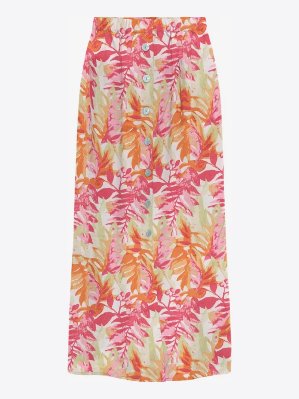 Smooth Fabric Casual Style A-line Skirt