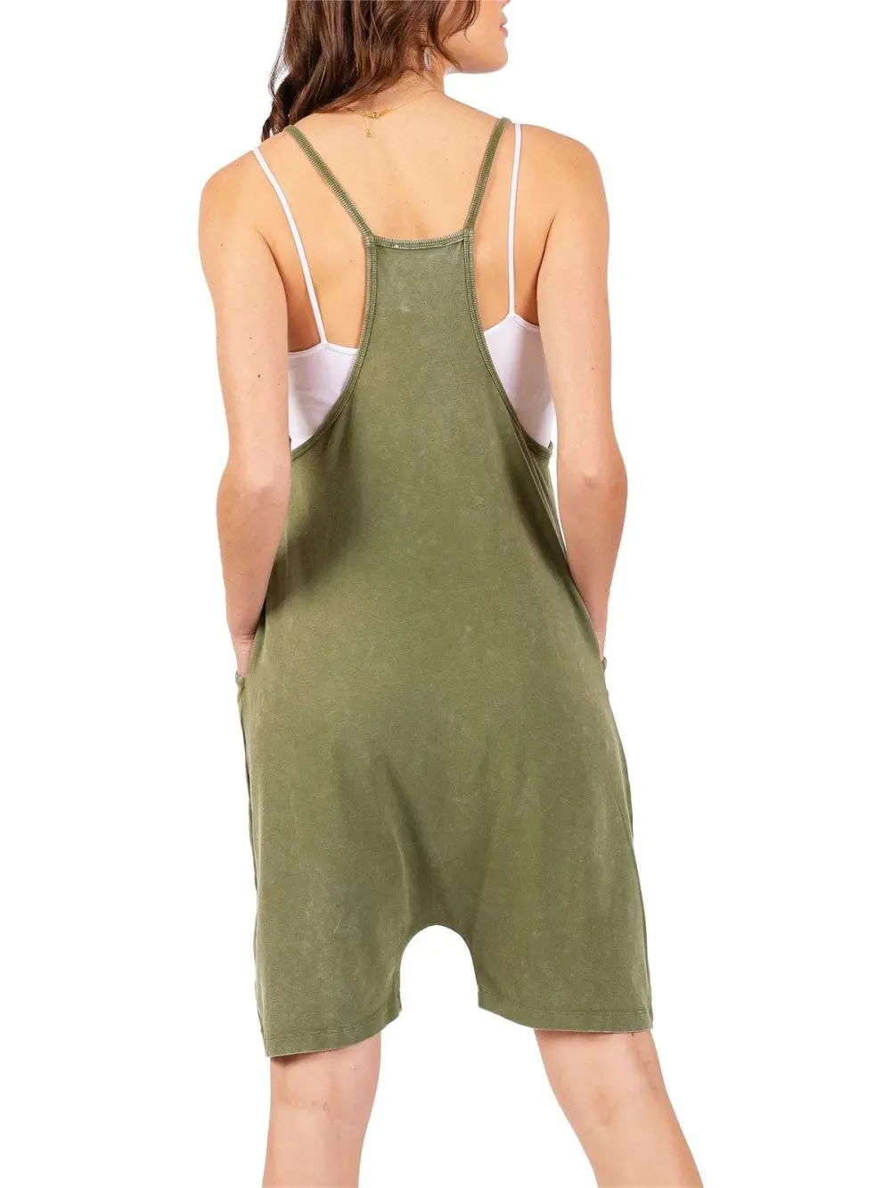 Black Strappy Casual Romper