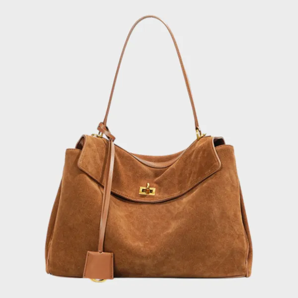 Structured Leather Handbag