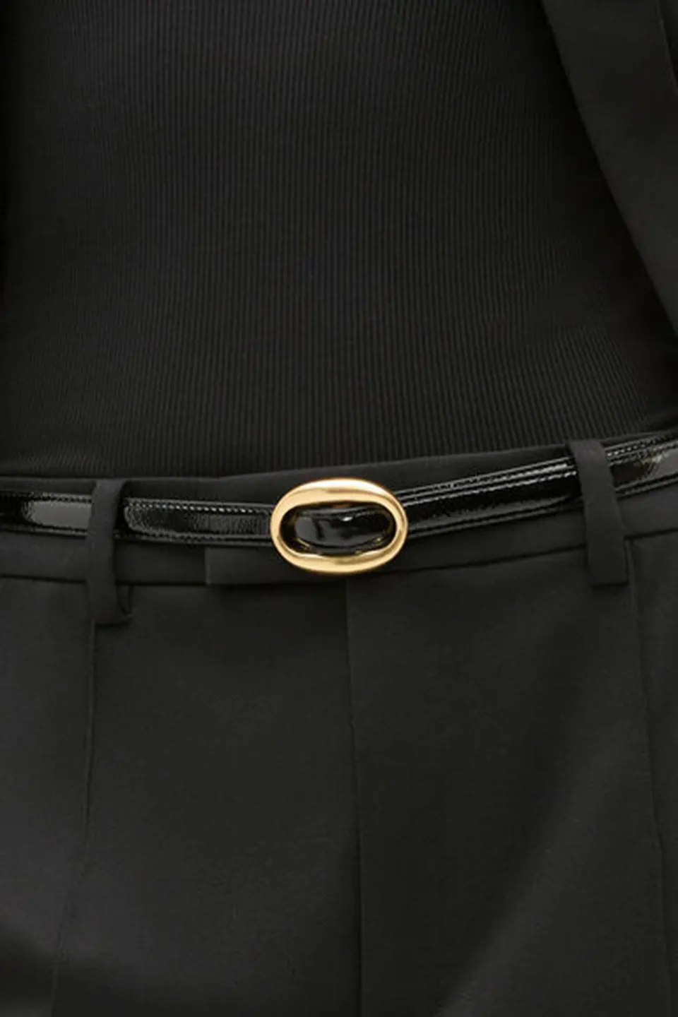 Designer Oval-Accent Belt