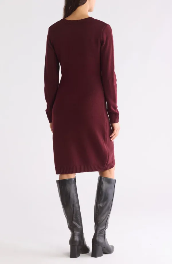 Long Sleeve Sweater Dress
