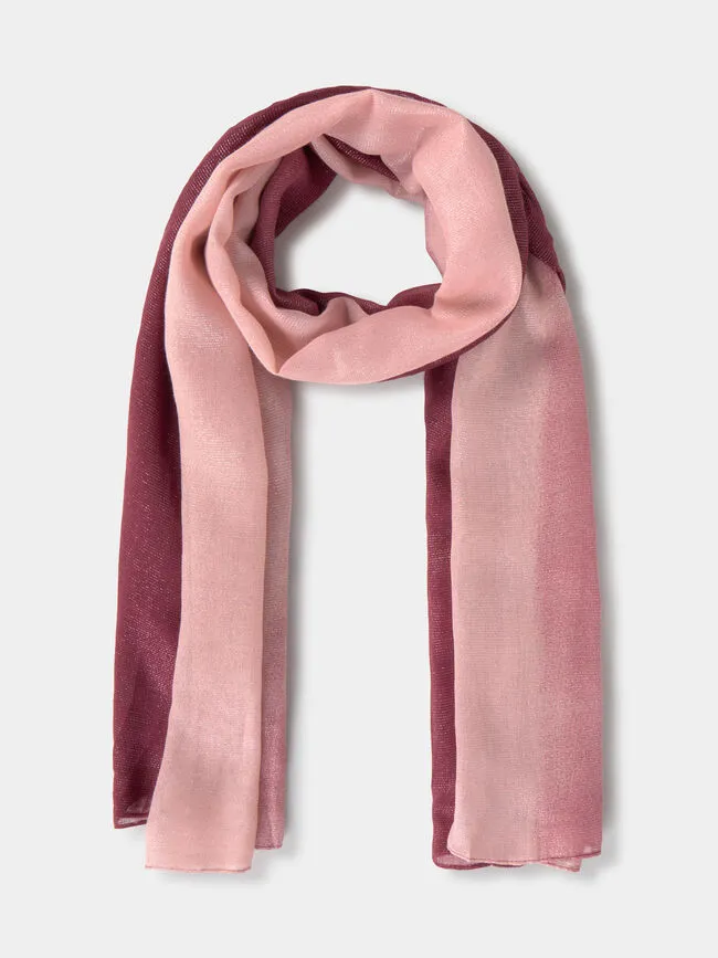 Pink Dust Metallic Scarf