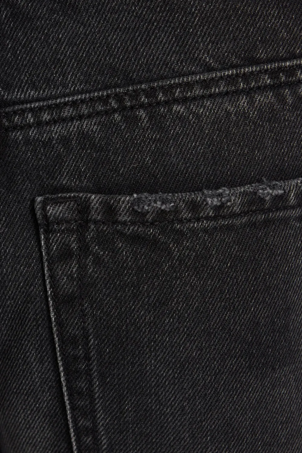 Black Straight Cut Jeans