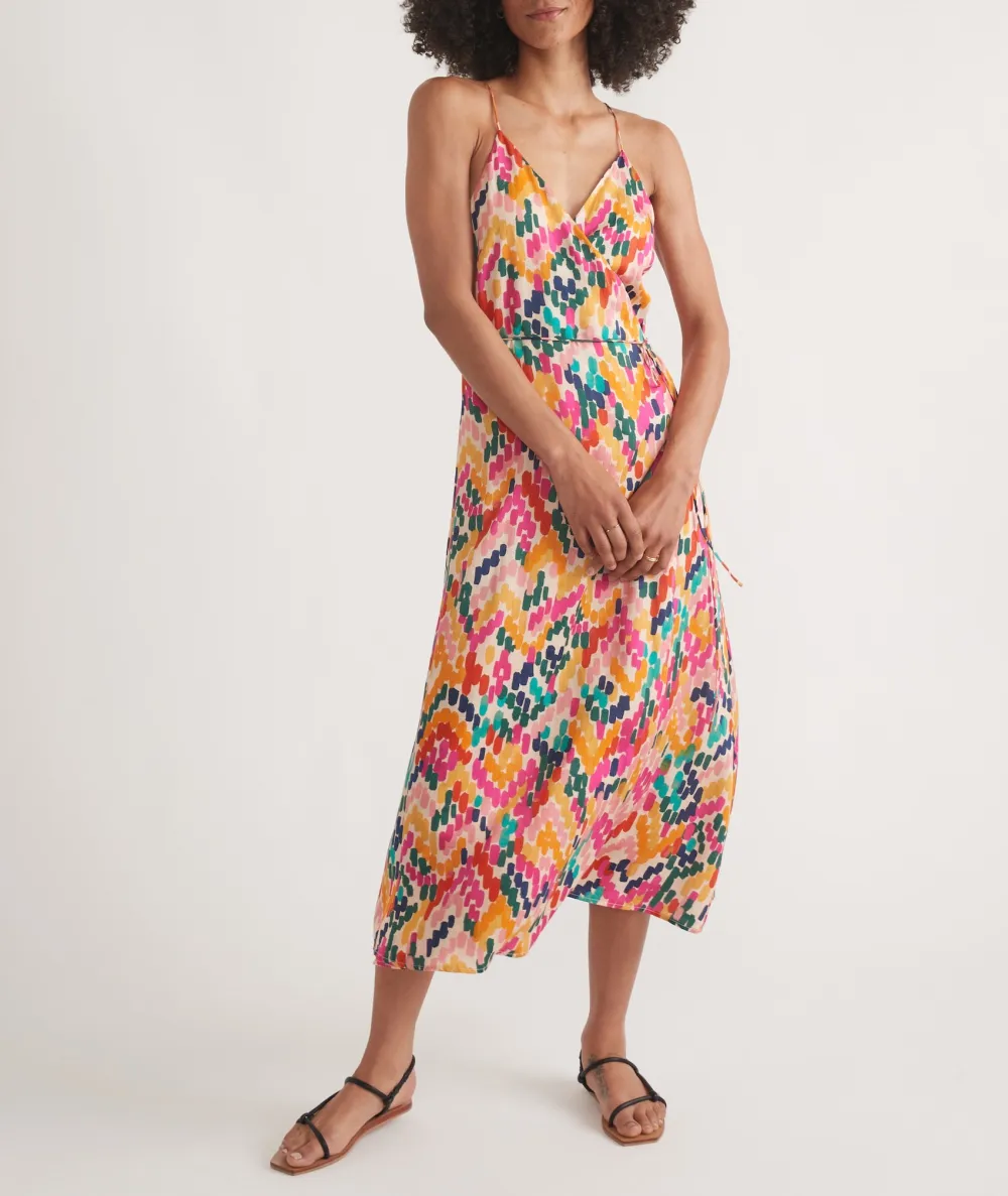 Multicolor Floral Print A-Line Dress