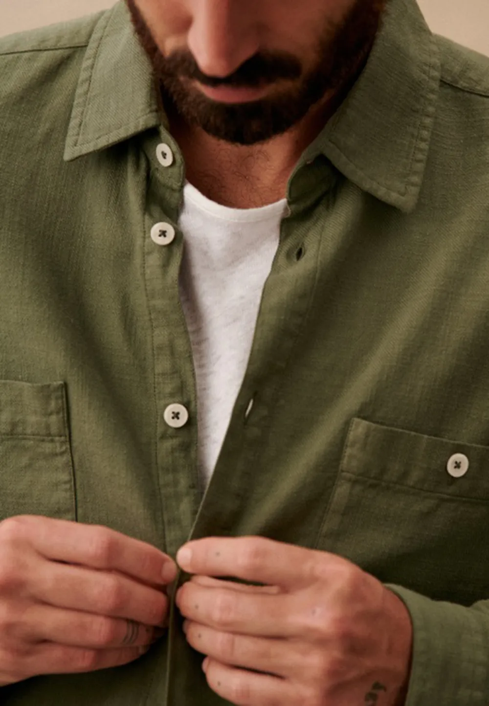 Buttoned Fastening Shirt
