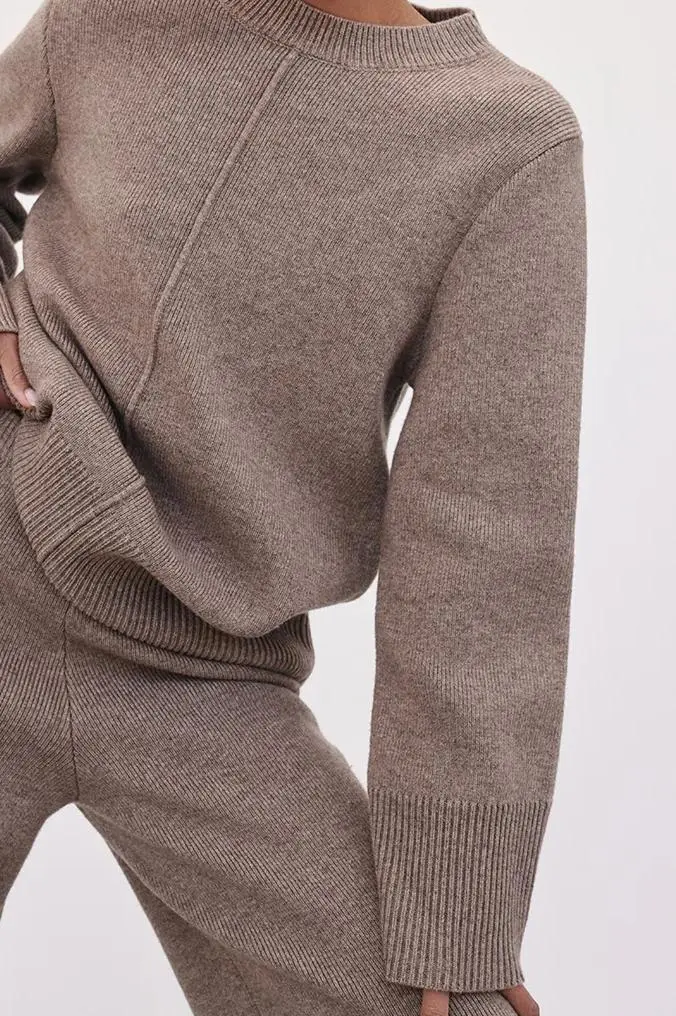SOLID KNIT JUMPER
