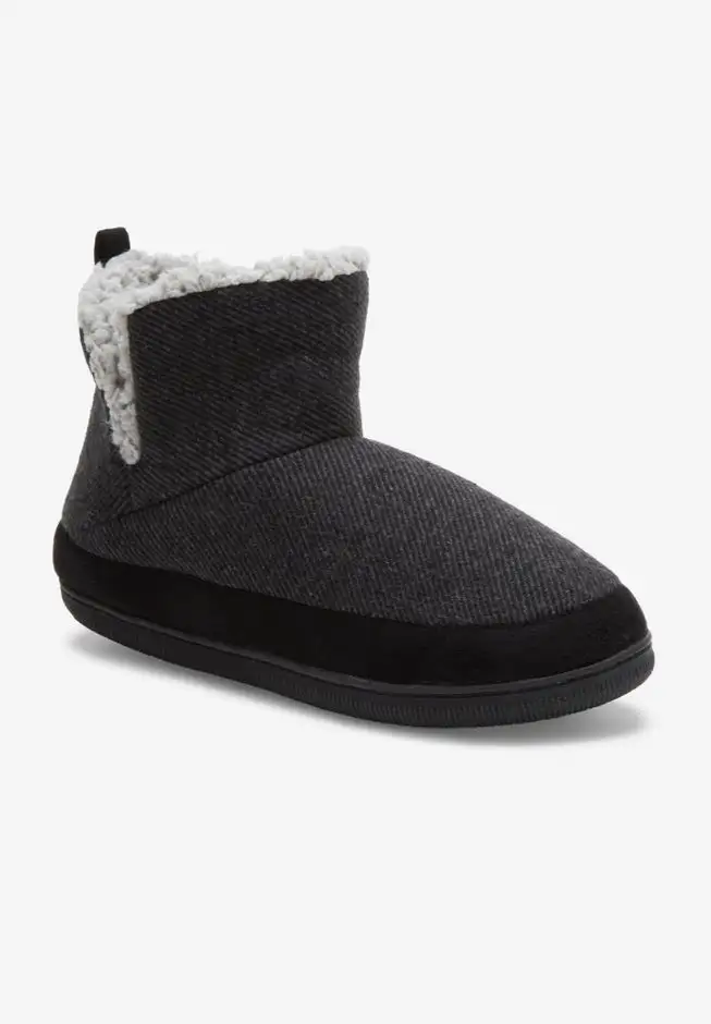 Sherpa Lined Comfort Slipper Boot