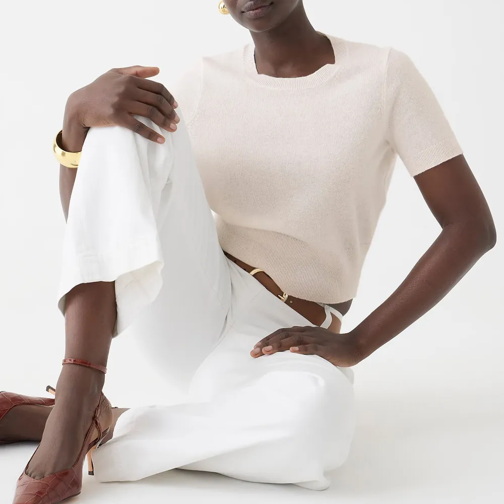 Cashmere Basic Shrunken T-Shirts