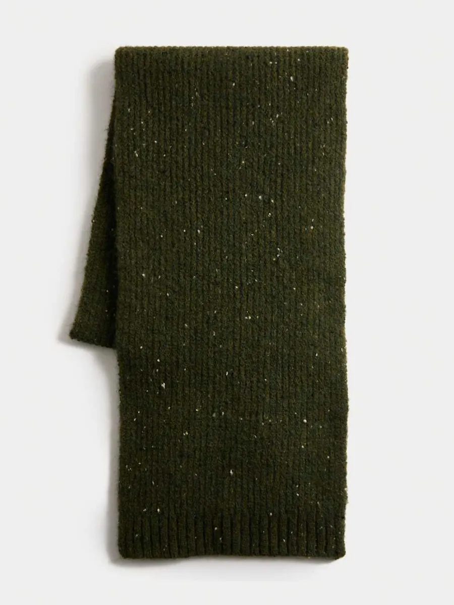 SOFT SPECKLED WINTER SCARF