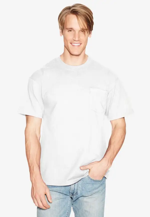 Hanes® Beefy-T Pocket T-Shirt
