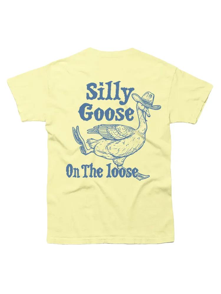 Simple Goose Print T-Shirt