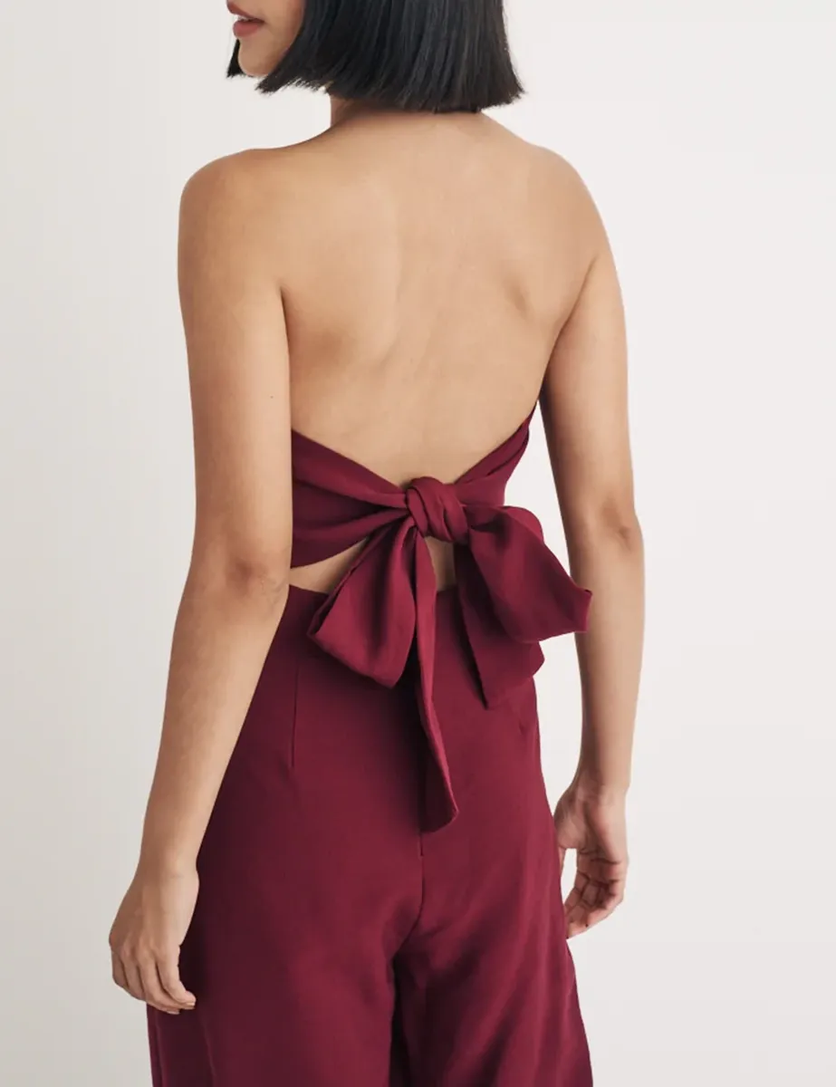 Bandeau Wide Leg Jumpsuit