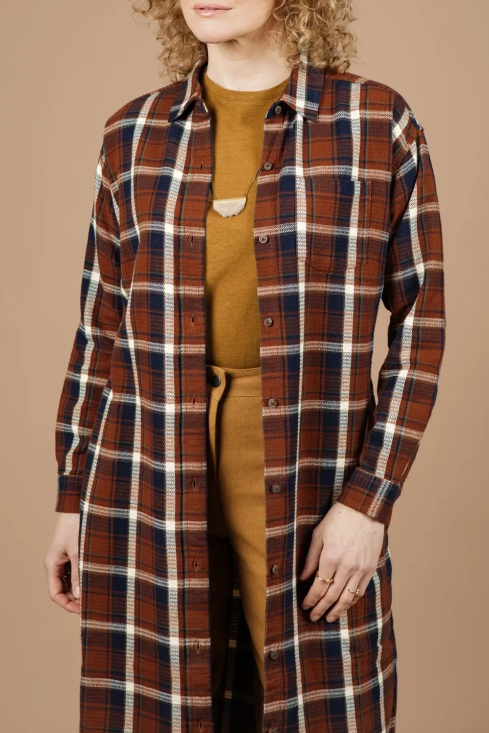 Daily Cotton Button Front Shirt Dress