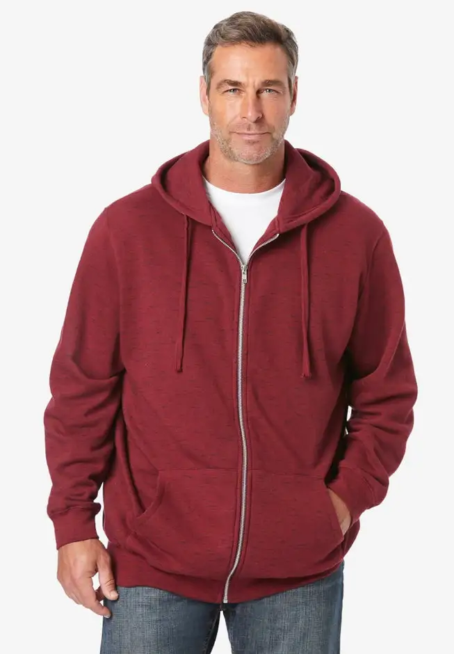 Fleece Zip-Front Hoodie