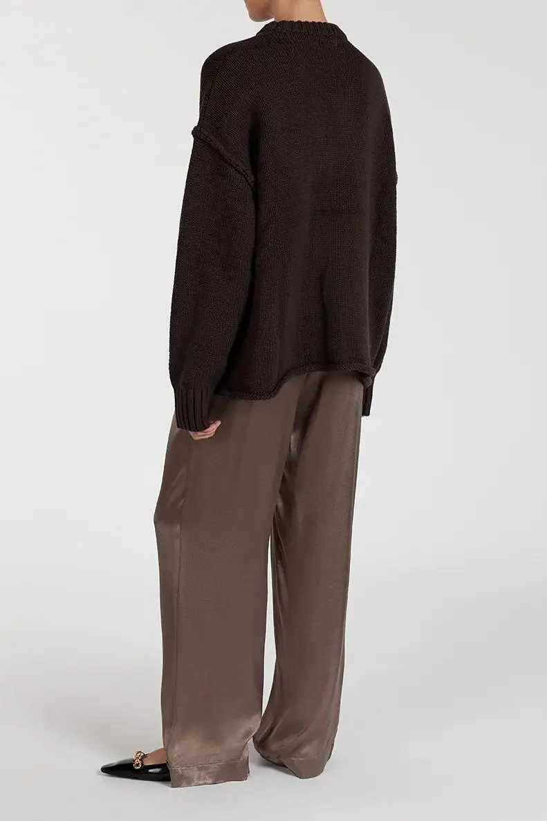 LATTE SATIN PANT