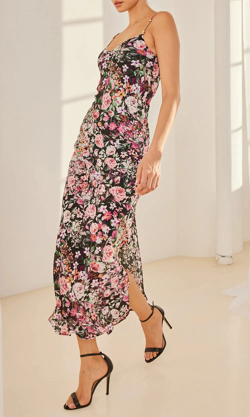 Multicolor Floral Maxi Dress
