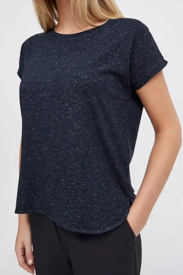 Speckled Casual Short Sleeve T-Shirts