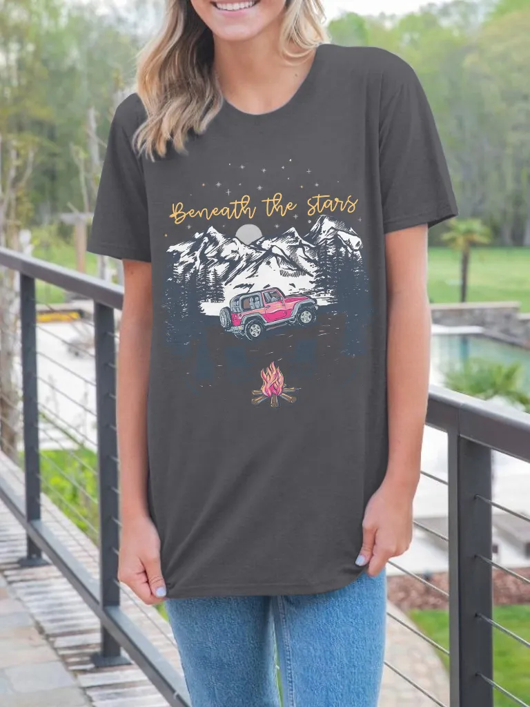 Nature - Inspired Night Sky Graphic Tee