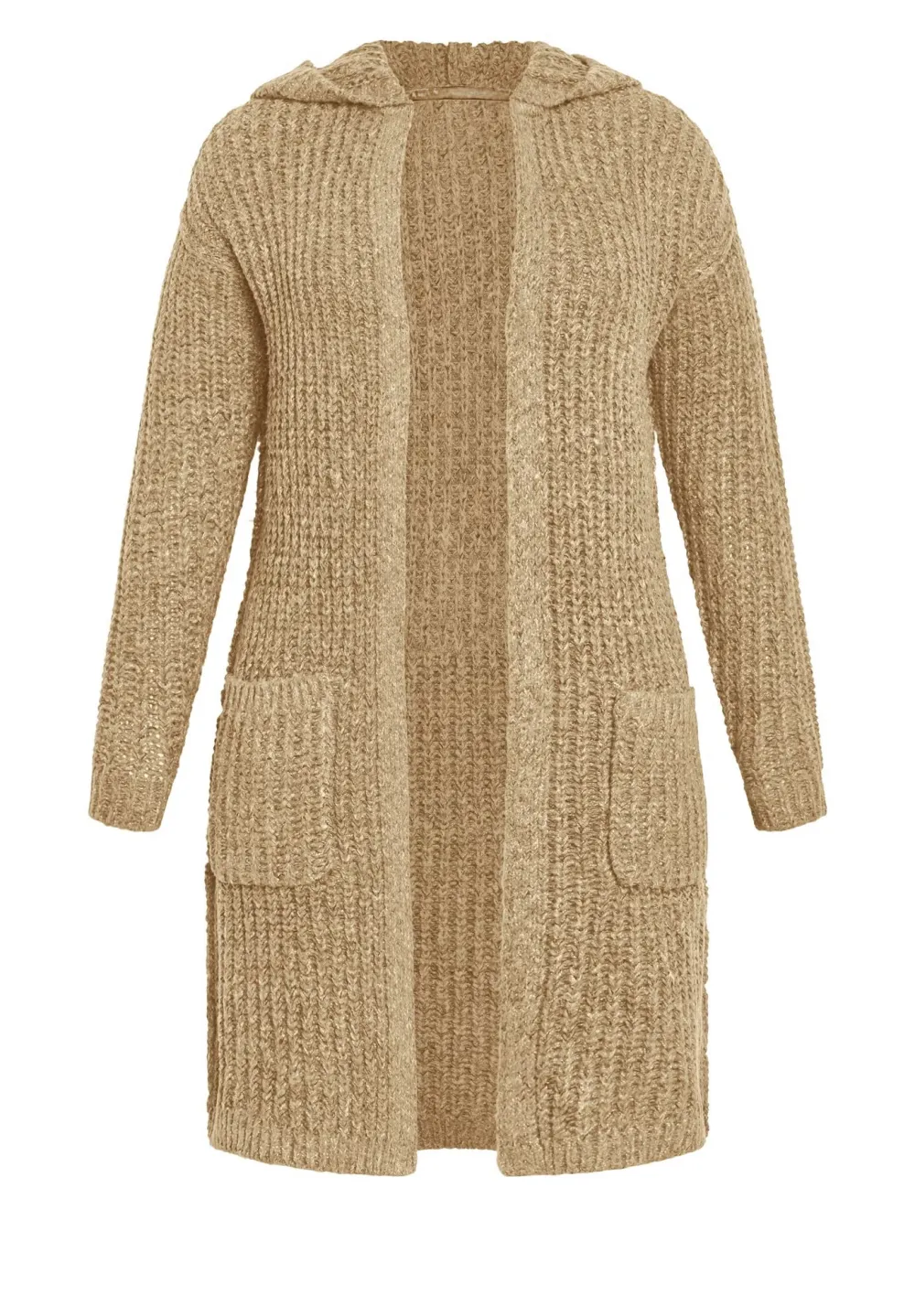 Loose Hooded Cardigan