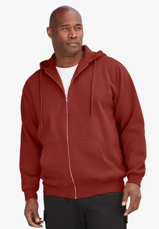 Fleece Zip-Front Hoodie