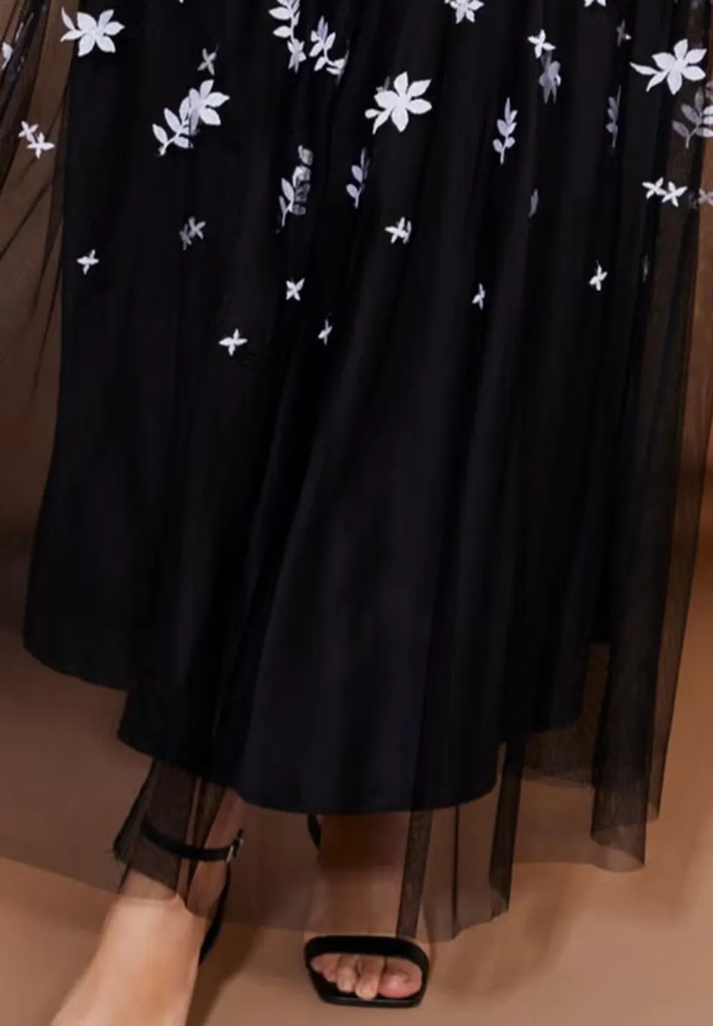 Round Neck Double Layered Dress