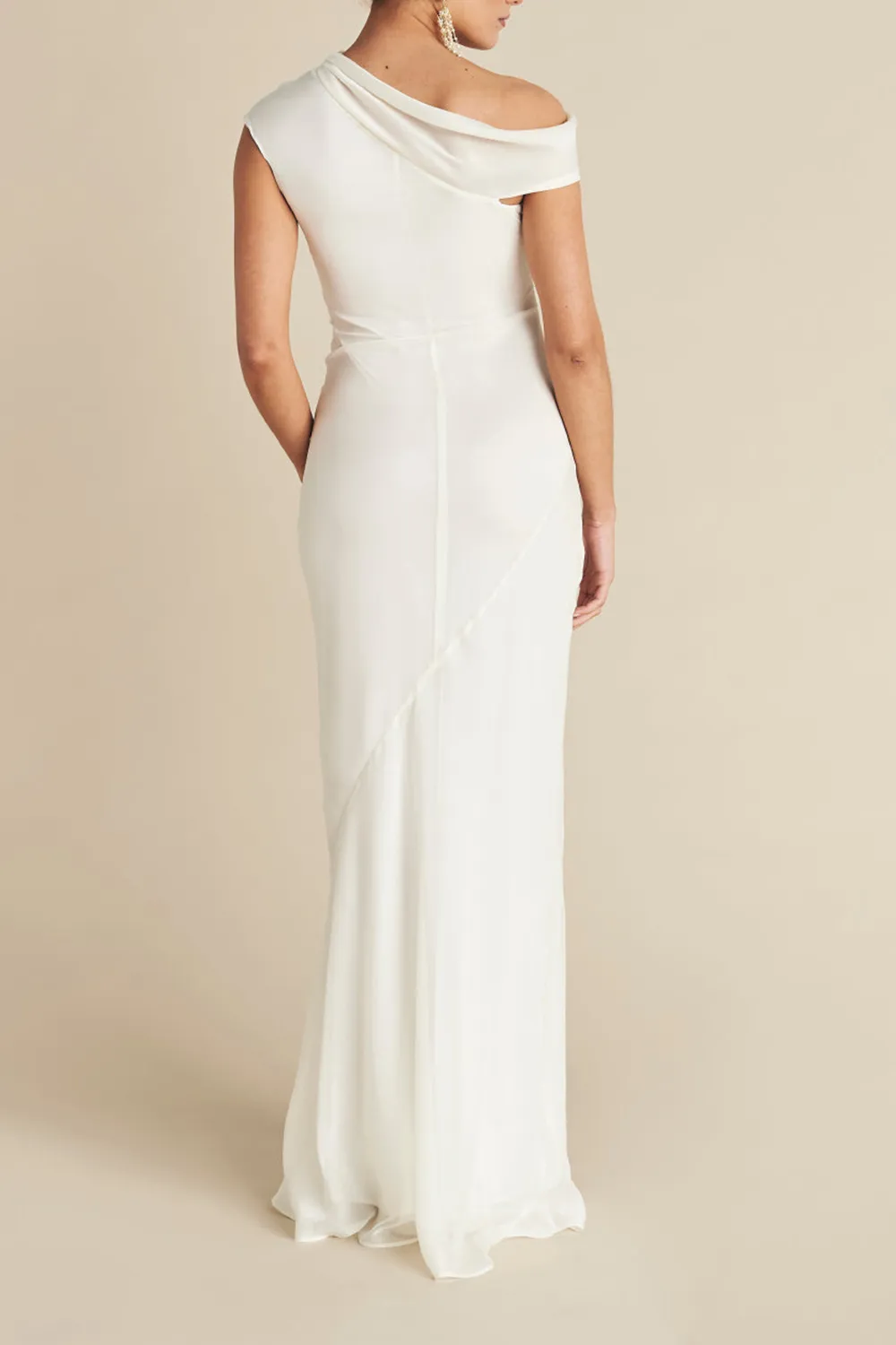 Off-shoulder Slim Fit Marguerite Dress