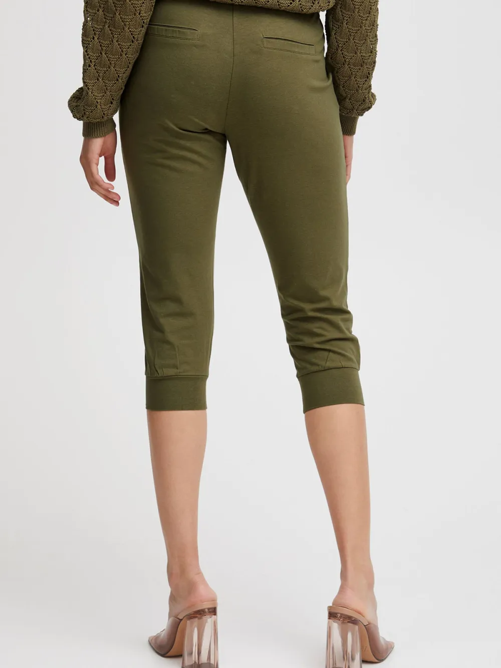Side Pockets Casual Style Pants