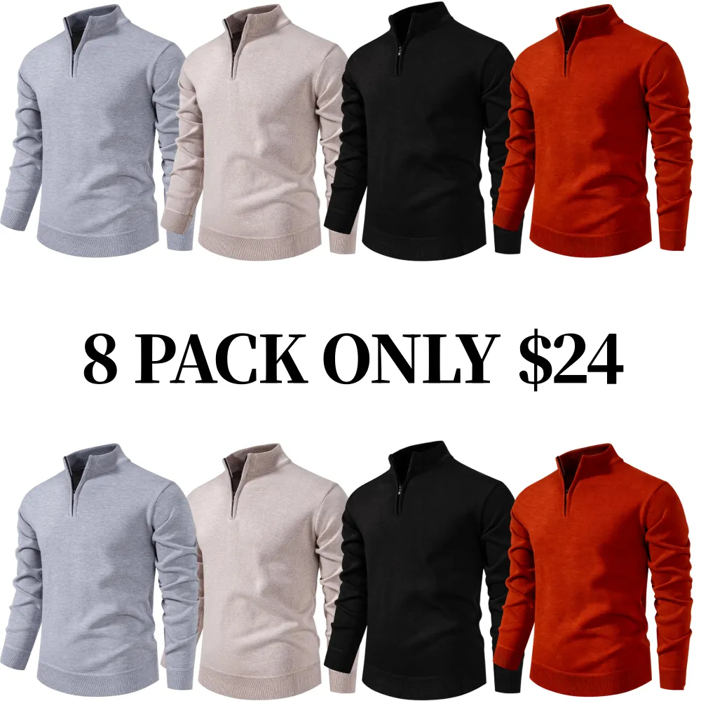 Men's Quarter Zip Sweater