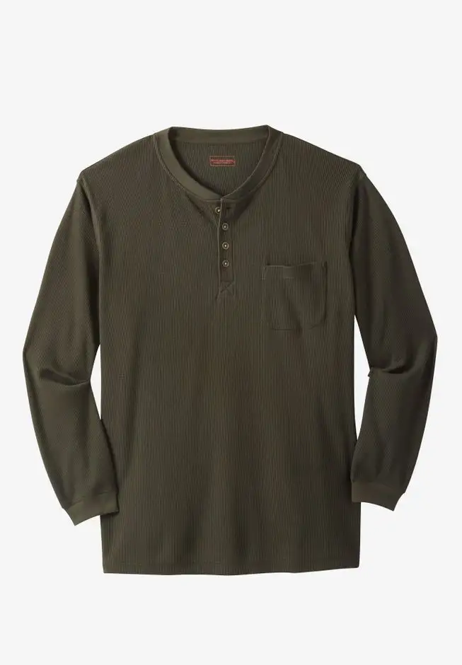 Thermal Pocket Longer-Length Henley