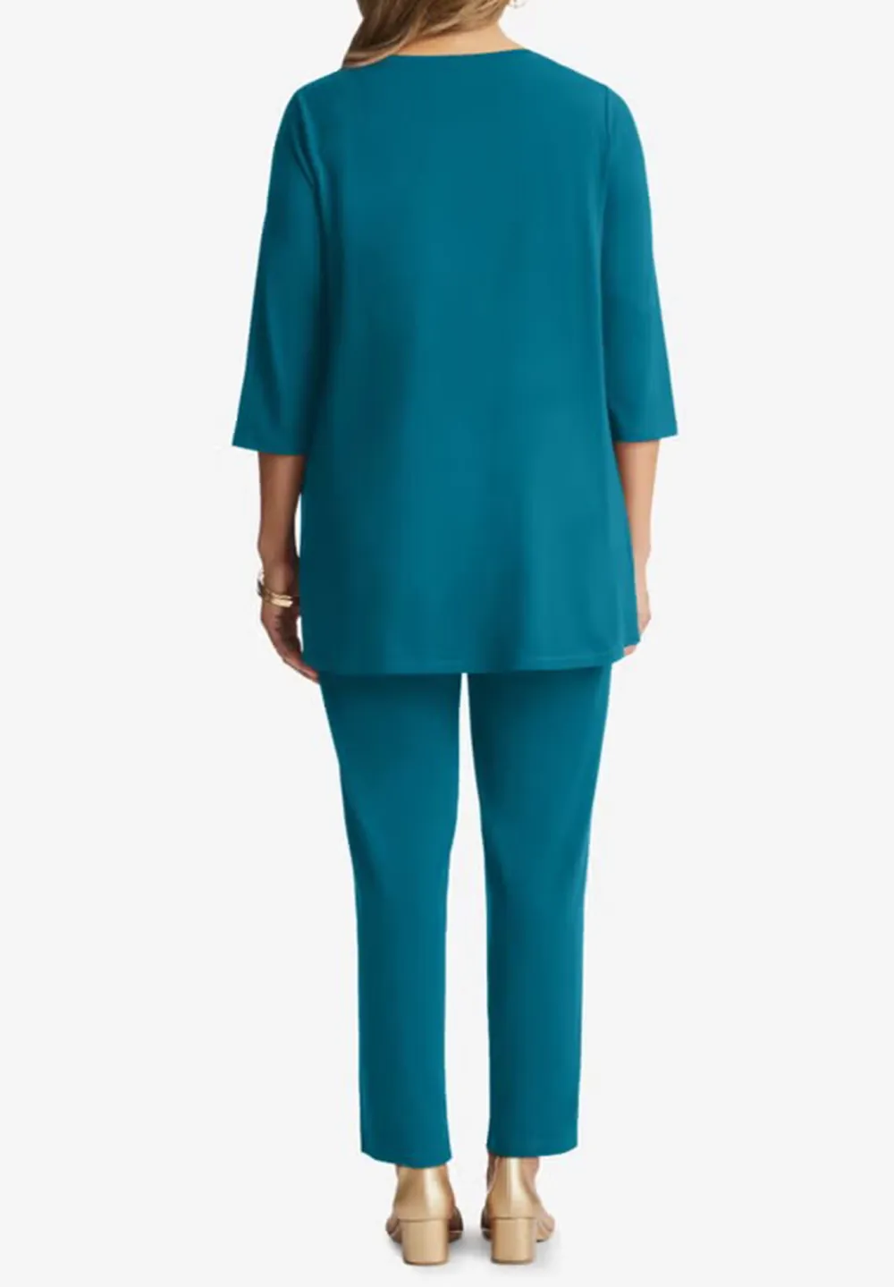 Crew Neck Stretch Knit Mega Swing Set