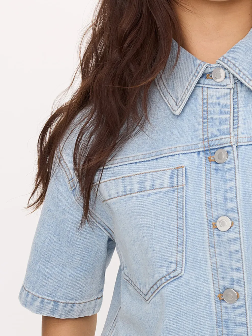 Short Sleeve Shacket