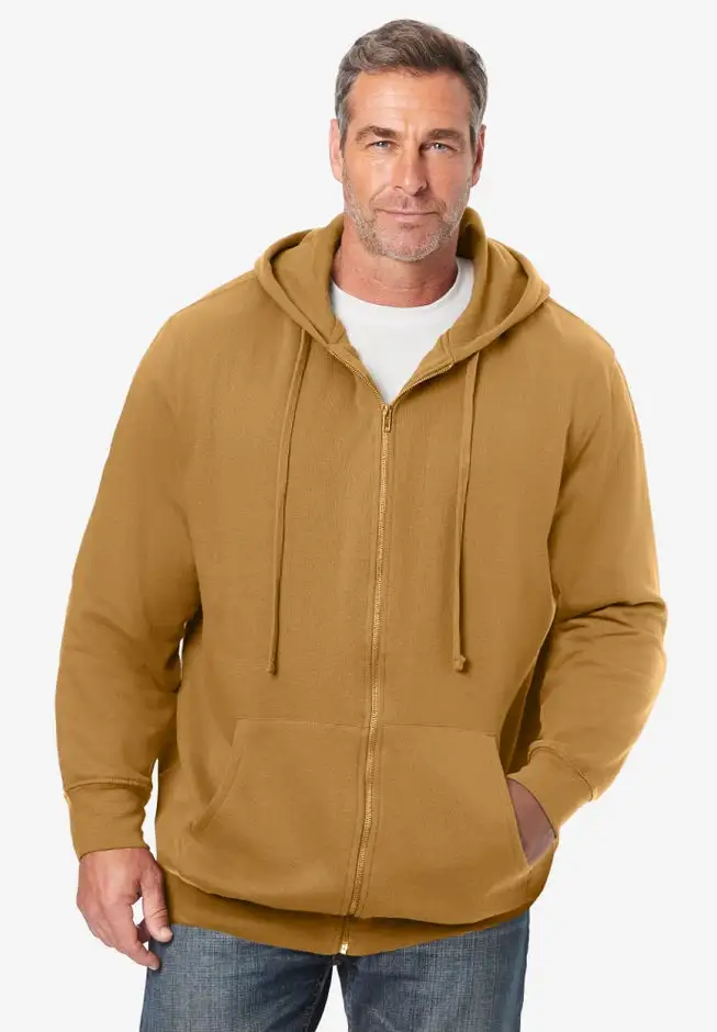 Fleece Zip-Front Hoodie