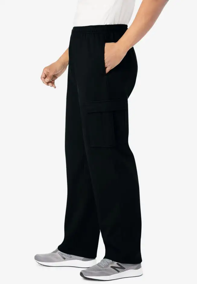 Fleece Cargo Sweatpants