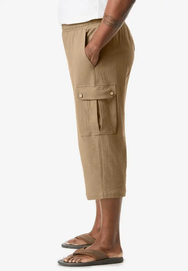 Gauze Cargo Judo Shorts